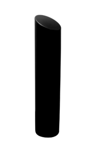 10 inch black Skyline thermoplastic bollard cover.