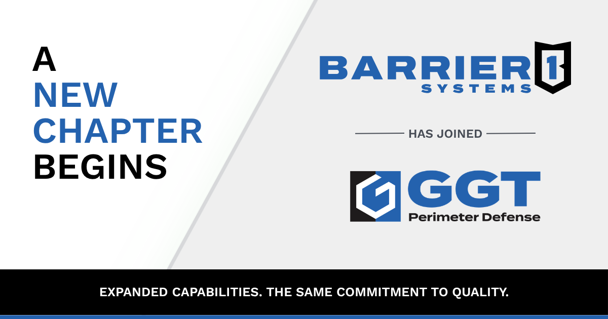 Barrier1 Systems has joined GGT Perimeter Defense